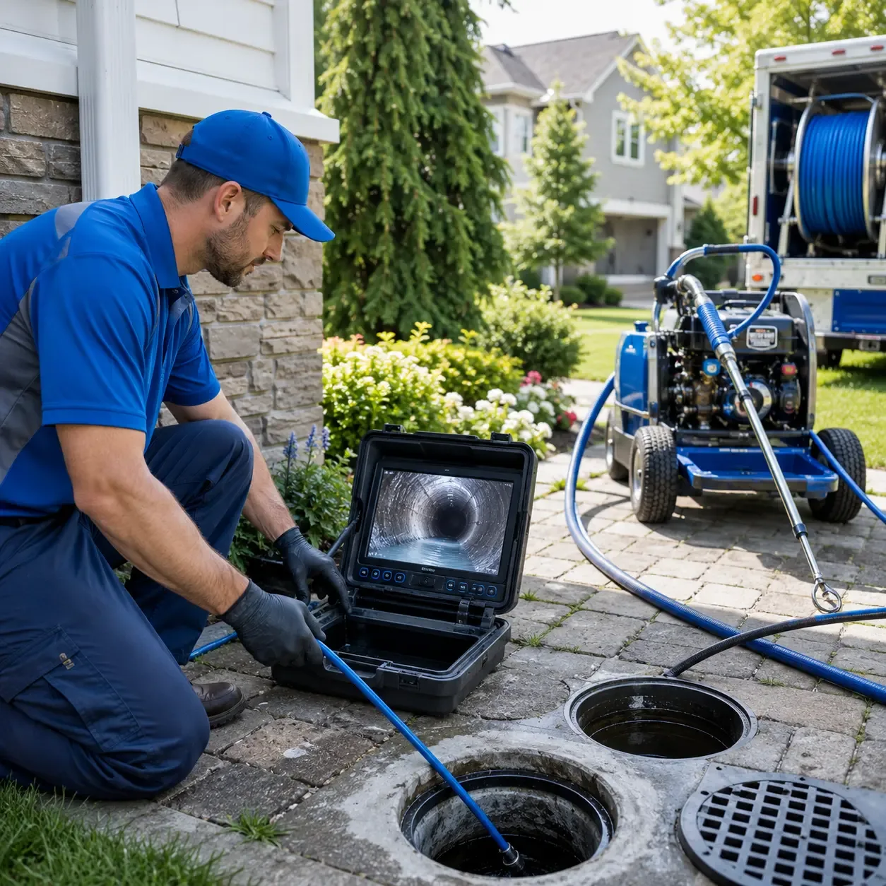 Outdoor drain cleaning professionals serving Keego Harbor, MI